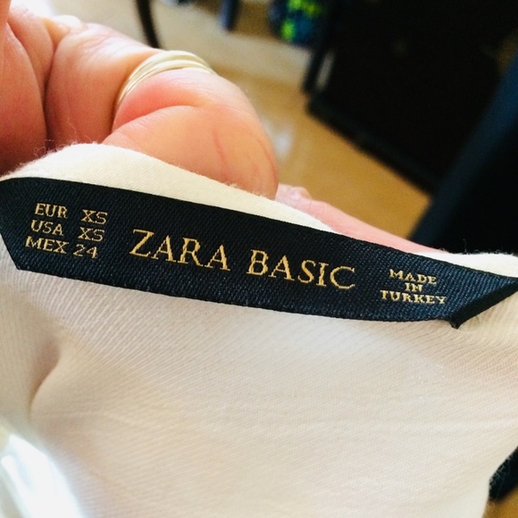Zara Basic Ivory Top, Size XS - Picture 5 of 7
